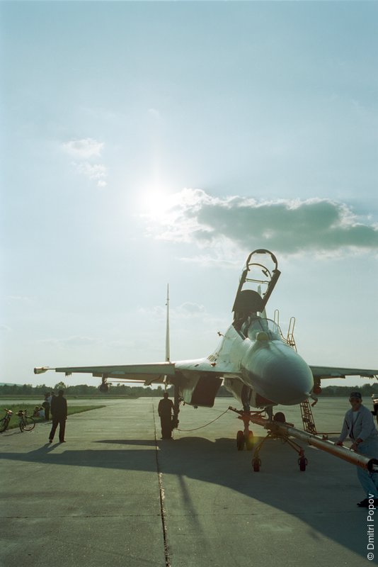 Су-27 после посадки