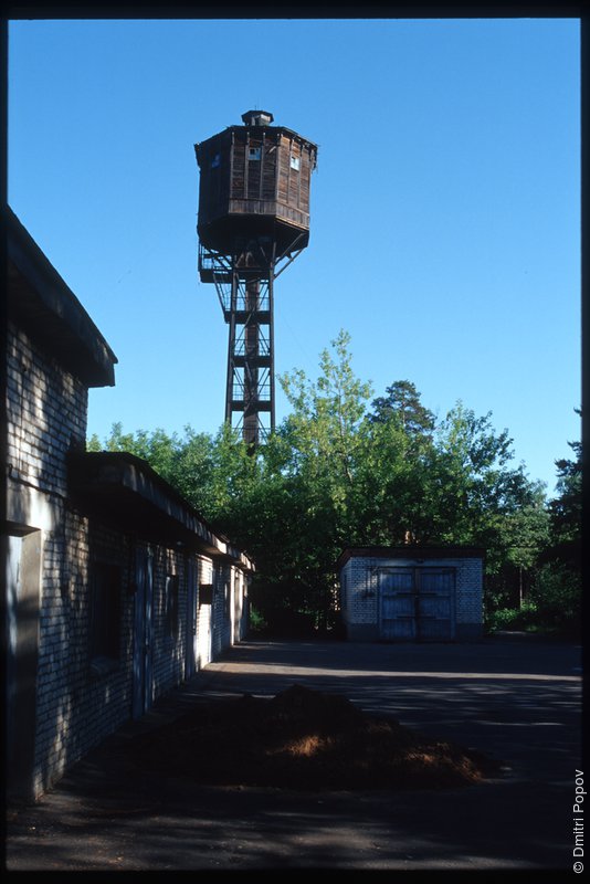 Старая водонапорная башня в пожарной части