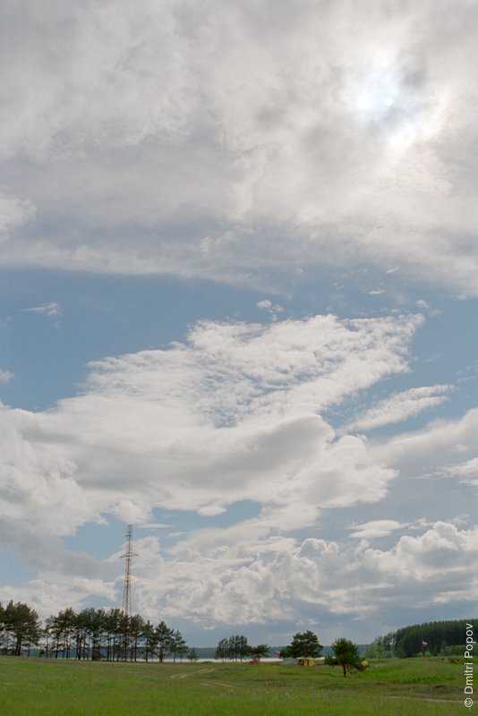Небо над озером Селигер