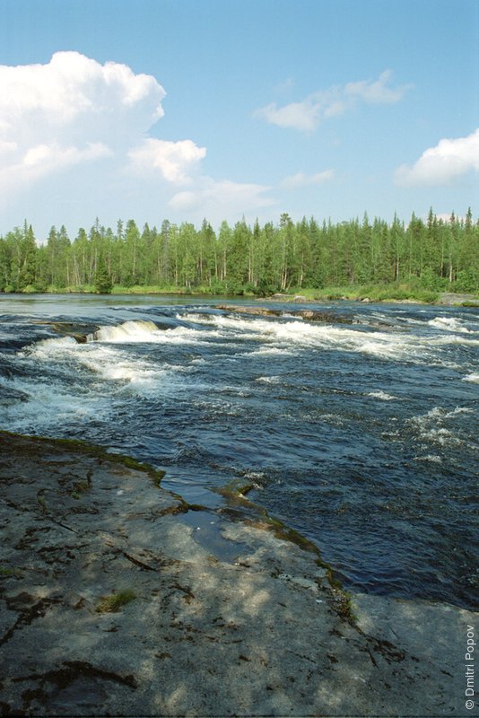 Порог Водопадный. Первая ступень