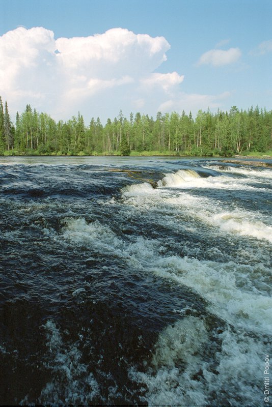 Порог Водопадный. Первая ступень