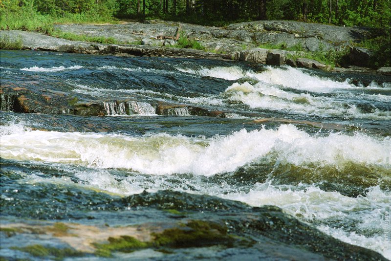 Порог Водопадный. Первая ступень