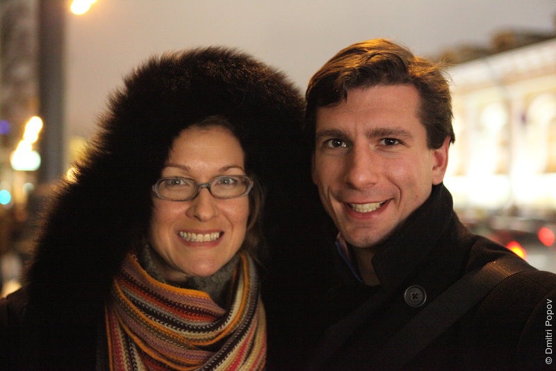 Susan and Artour in Moscow